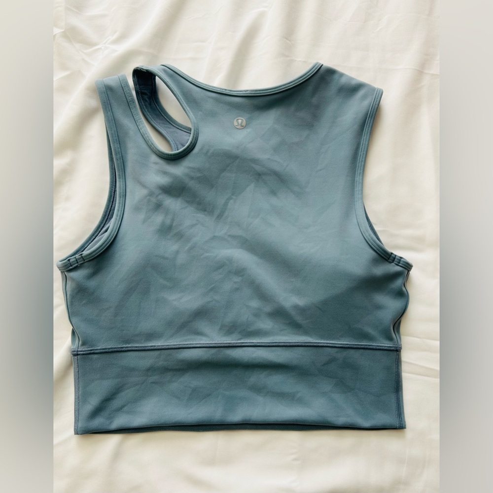 Lululemon Slate Blue Sports Bra - Size 6 - Picture 6 of 6